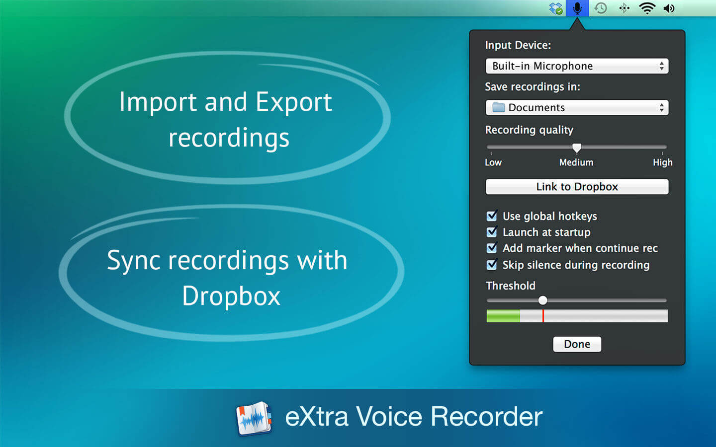 EXtra Voice Recorder 3.2.1 Download